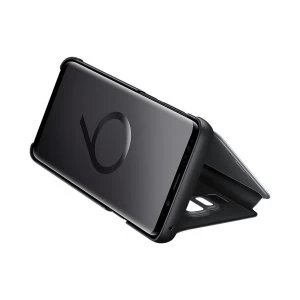 Image of Samsung EF ZG965CBEGWW Galaxy S9 Clear View Standing Cover Black