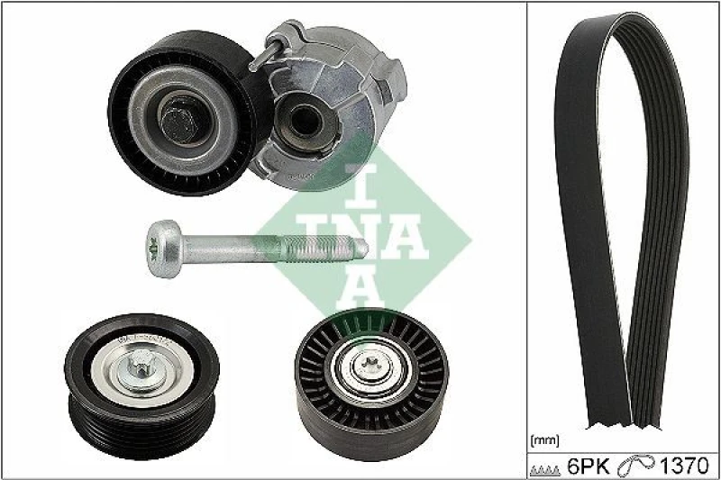 Image of V-Ribbed Belt Set INA 529 0190 10