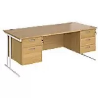 image of Dams International Desk MC18P23WHO 1,800 x 800 x 725 mm