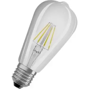 image of OSRAM 4058075434400 LED (monochrome) EEC E (A - G) E-27 Pear shape 6.5 W = 60 W Warm white (Ø x L) 64mm x 143mm