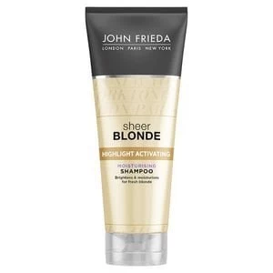 Image of John Frieda Sheer Blonde HA Moisturising Shampoo 250ml