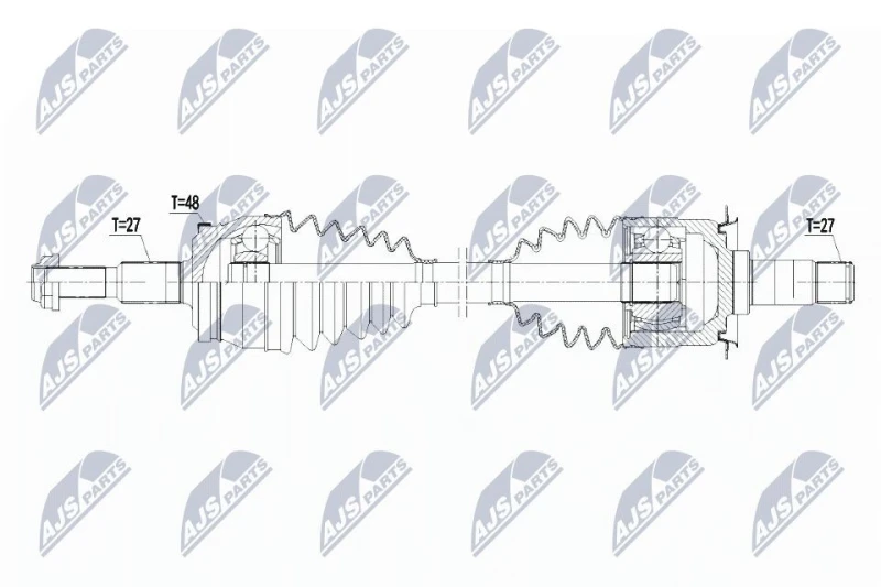 Image of NTY Drive shaft NTY NPW-CH-088