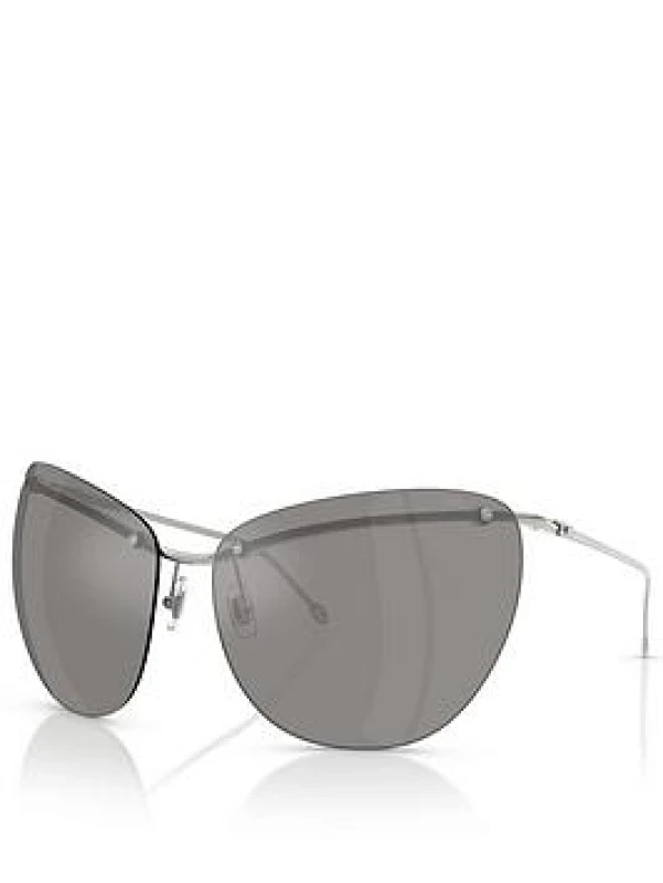 Image of Diesel 0Dl1007 Cat Eye Sunglasses Grey WK9ZQ Female