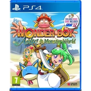 Image of Wonder Boy Asha in Monster World PS4 Game