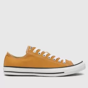 image of Converse Yellow All Star Ox Trainers