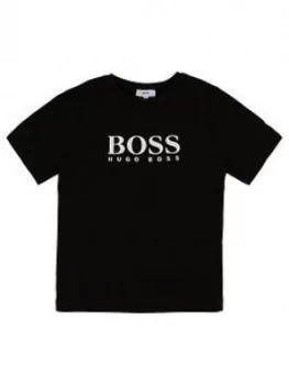Image of Hugo Boss Classic Short Sleeve T-Shirt Black Size 10 Years Boys