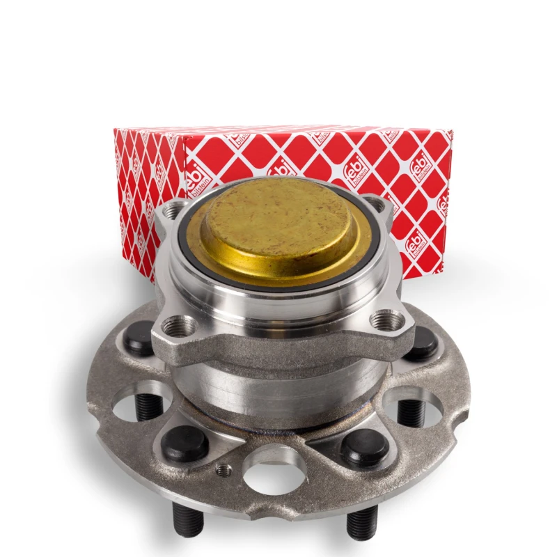 Image of FEBI BILSTEIN 173417 Wheel bearing kit Rear Axle Right, with wheel hub Wheel Bearing Kit (654)