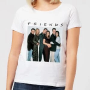 Image of Friends Group Shot Womens T-Shirt - White - 3XL