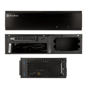 Image of Silverstone SST-ML06B USB 3.0 Milo Slim HTPC Mini-ITX - Black