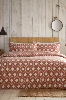 Image of Diamond Print Duvet Cover Set