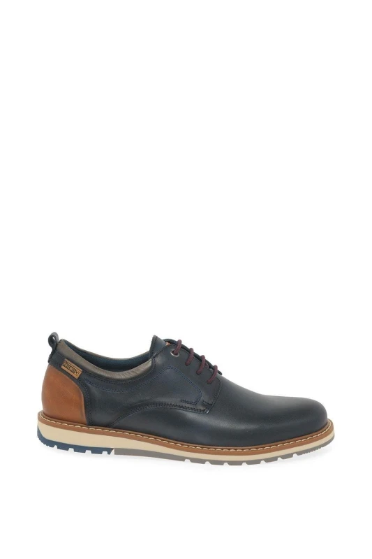 Image of Pikolinos Mens 'Bernet' Lace Up Shoes in Blue Size: 7 Blue Male 7