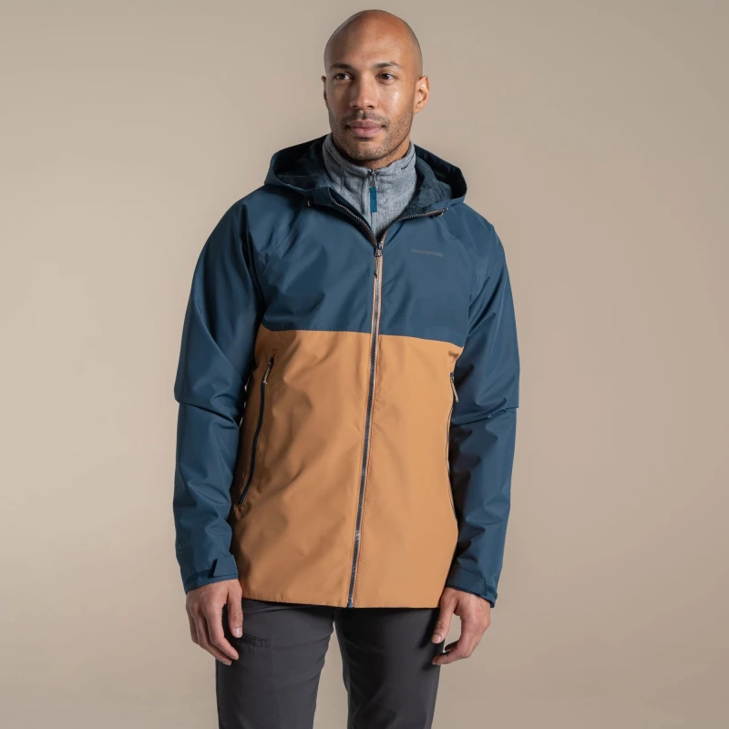 Image of Regatta Regatta Men Osuna Technical Waterproof Jacket in Aqua Size: Medium Aqua M Male 5063260147149