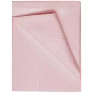 Image of Belledorm 400 Thread Count Egyptian Cotton Flat Sheet (Double) (Blush) - Blush