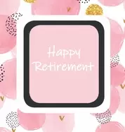 Image of happy retirement sorry you are leaving memory book keep sake leaving we wil