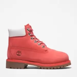 Timberland Premium 6" Boot For Youth In Pink Pink Kids, Size 12