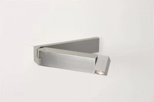 Image of Swing Arm LED 1 Light Indoor Wall Light Matt Nickel