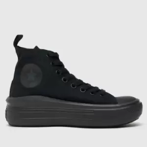 image of Converse Black All Star Hi Move Youth Trainers