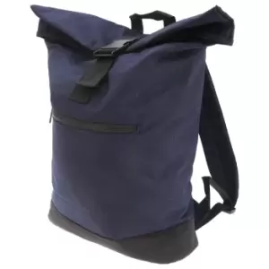 image of Bagbase Roll-Top Backpack / Rucksack / Bag (12 Litres) (Pack of 2) (One Size) (French Navy)