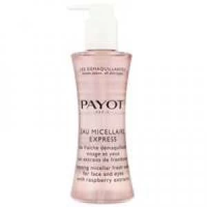 image of Payot Paris Les Demaquillantes Eau Micellaire Express: Refreshing Makeup Removing Water For Face And Eyes With Raspberry Extracts 200ml