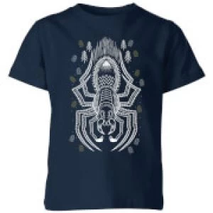 image of Harry Potter Aragog Kids T-Shirt - Navy - 11-12 Years