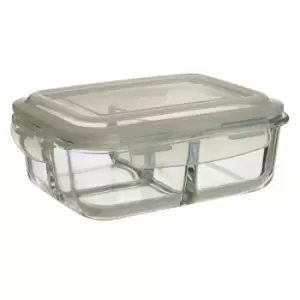 image of 3-Compartment Glass Container, 1040ml