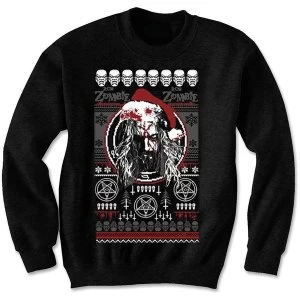 Image of Rob Zombie - Bloody Santa Unisex XX-Large Sweatshirt - Black