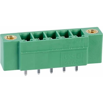 image of 1830622 MCV 1,5/ 5-GF-3,81 5 Way Terminal Block Header 8A 3.81mm - Phoenix Contact