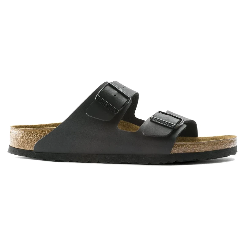 Image of Birkenstock Black Birko-Flor Arizona Sandals (Mens) Black Male 41 209165UK
