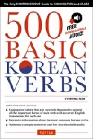 Image of 500 basic korean verbs the only comprehensive guide to conjugation and usag