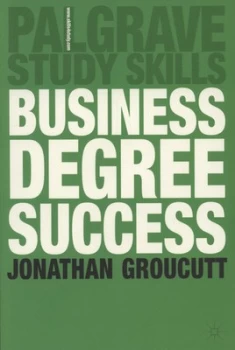 Image of Business Degree Success by Jonathan Groucutt Book
