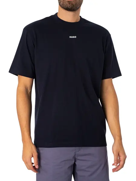 Image of HUGO Dapolino Logo T-Shirt Black S