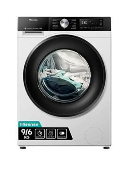 Image of Hisense WD3S9043BW3 9KG 6KG 1400RPM Freestanding Washer Dryers