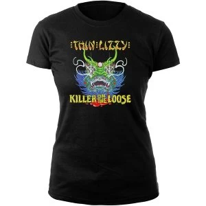 Image of Thin Lizzy - Killer Lady Ladies X-Large T-Shirt - Black