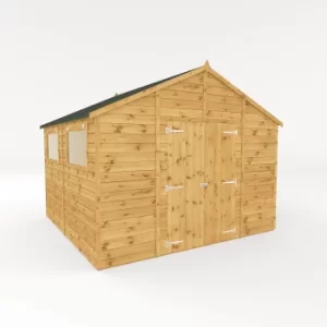 image of Mercia 10ft x 10ft Premium Shiplap Modular Workshop Shed