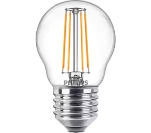 image of Philips Classic 4.5W LED Luster ES E27 Golf Ball - 77343400