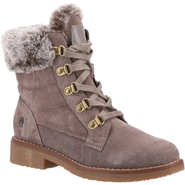 Image of Hush Puppies Womens Florence Water Resistant Warm Lined Ankle Boots - UK 5