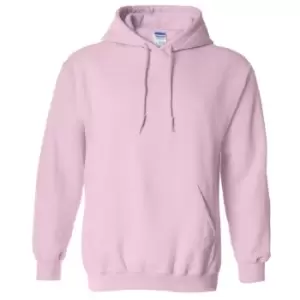 image of Gildan Heavy Blend Adult Unisex Hooded Sweatshirt / Hoodie (M) (Light Pink)