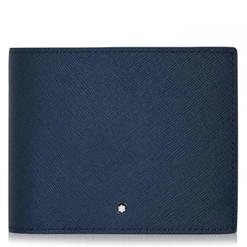 Image of Mont Blanc - Mont Blanc Sartorial Wallet 6cc - Credit Card Wallets - Blue