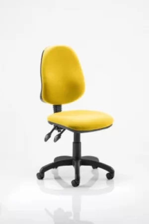 Image of Eclipse II Lever Task Operator Chair Bespoke Colour Yellow