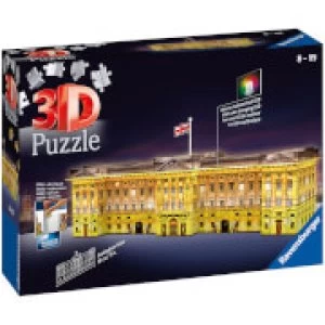 Image of Ravensburger Buckingham Palace Night Edition 3D Puzzle (216 Pieces)