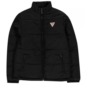 Image of Guess Reversible Camo Jacket - Jet Black A996