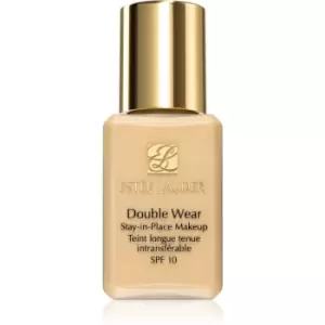 image of Estee Lauder Double Wear Stay-in-Place Mini Long-Lasting Foundation SPF 10 Shade 1W2 Sand 15 ml