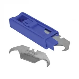 Image of Faithfull Heavy-Duty Hooked Trimming Knife Blades (Pack 10)