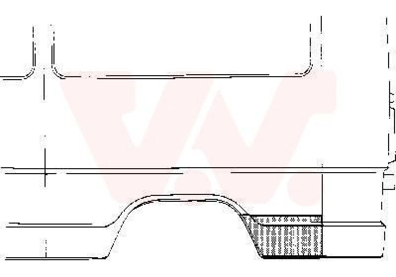 Image of VAN WEZEL Side panel VAN WEZEL 3070144