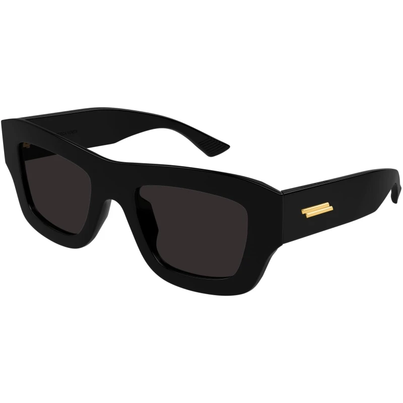 Image of Bottega Veneta Square Sunglasses Black/Grey female One Size