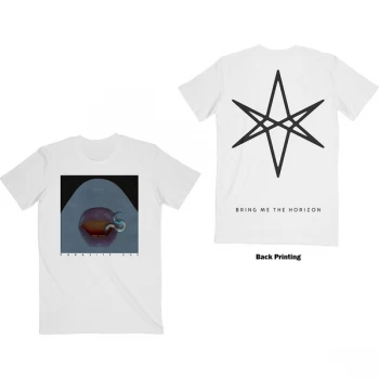Image of Bring Me The Horizon - Parasite Unisex Large T-Shirt - White