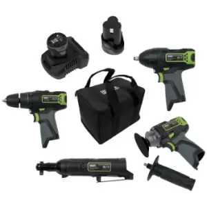 image of Sealey CP108VCOMBO1 4 x 10.8V SV10.8 Series Cordless Combo Kit - 2...