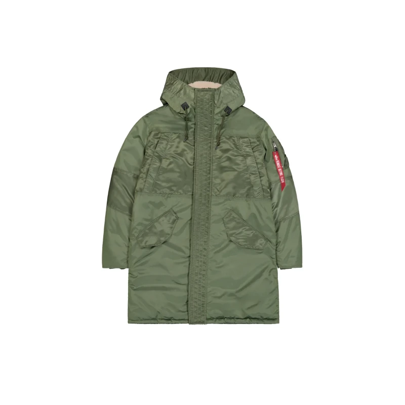 Image of alpha industries Parka Alpha Industries Studio Field Vert Unisex XL