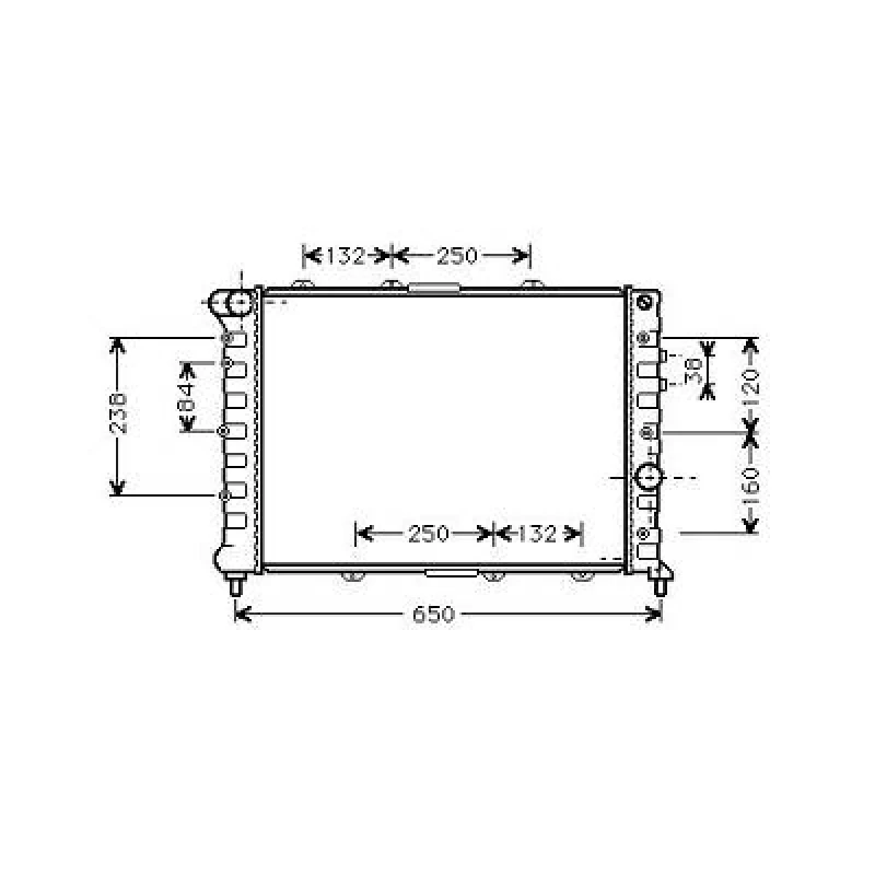 Image of Engine radiator DIEDERICHS DCM1347