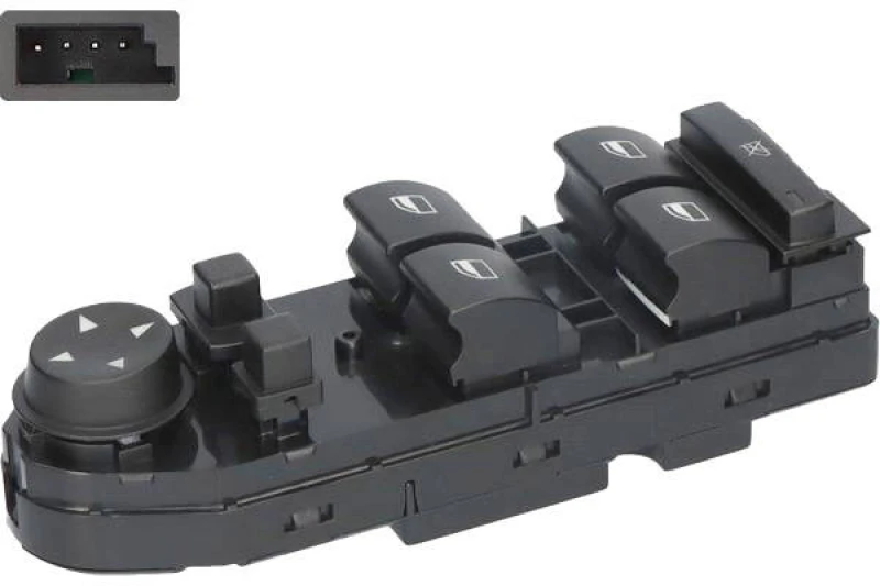 Image of Alfa e-Parts AF00468 Switch, window winder Driver side Thermoplast Switch,window winder (1761)